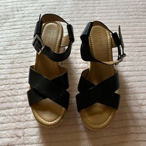 j.crew wedge heels